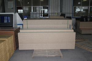 De moderne stijlmelamine zag houten uitvoerend het werkstationbureau van het bureaupersoneel van de fabriek van China het directe verkopen onder ogen